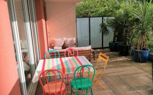 52m2,Terrace&Garage,near Part Dieu station,Lyon Congress Center,Parc Têted'Or