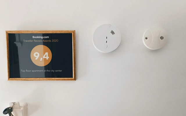 Top floor apartment at the city center