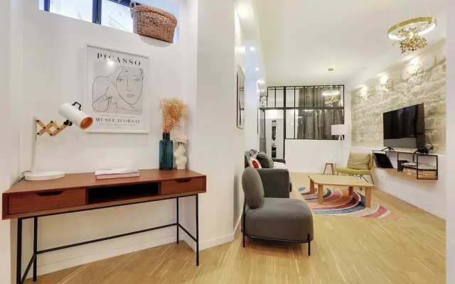Spacious Apartment - 4br/10p Near Montmartre