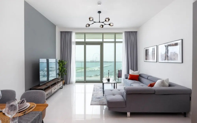 Elegant 2BR Emaar Beachfront Retreat