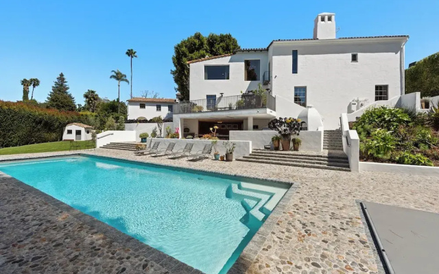 Howard Hughes Estate - Spanish Revival Gem w/ Pool, Wine Cellar & Guest House