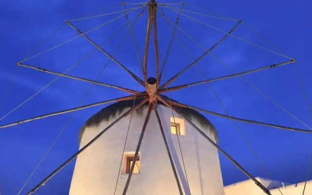 Traditional Mykonian Windmill