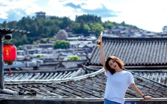 Yuyan Pavilion•Ancient City Panoramic Sky Garden Viewing Beauty Inn – People – Lijiang