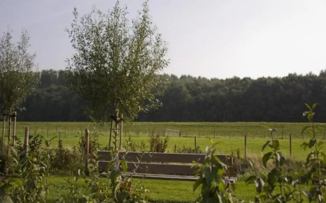 Nice Chalet with Fireplace near Oosterschelde