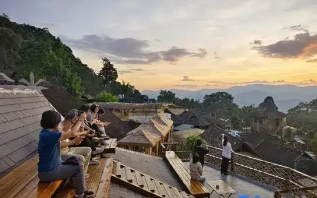 Luoyun Diary ● CloudTea Yunchai Villa Sunset View Homestay (Lancang)