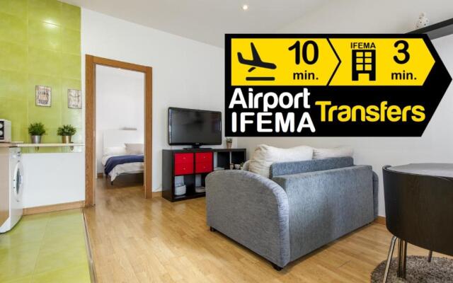 Apartamento 10 min de Aeropuerto y 3 min de IFEMA