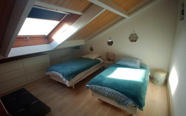 Directly on the Beach, Maisonnette Apartment With Fantastic sea View