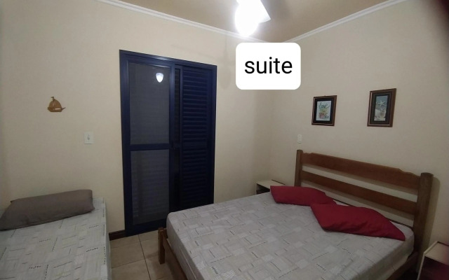 Sirlei Ubatuba - Ap 12-2, 50m do mar com sacada gourmet