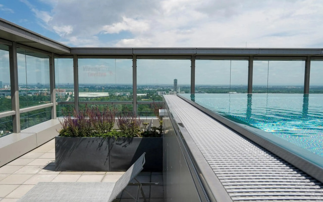Amazing view over Vienna and infinity pool