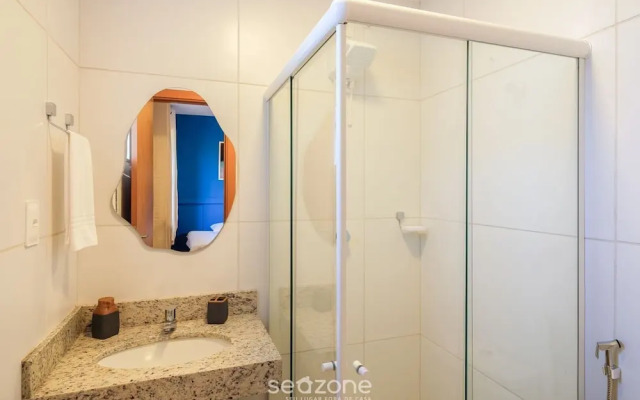 Apt w/ Pool and 2 Suites in Guarajuba Tra0014