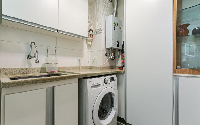 Próximo a praia com churrasqueira na varanda #IA09