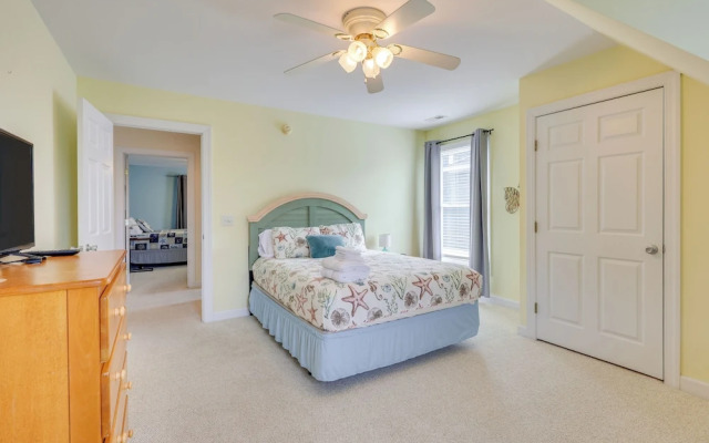 Waterfront Oak Island Home w/ Dock