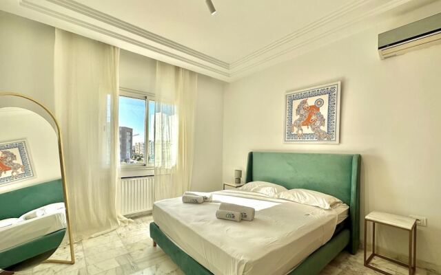 Elyssa Superbe Appartement aux Jardins de Carthage