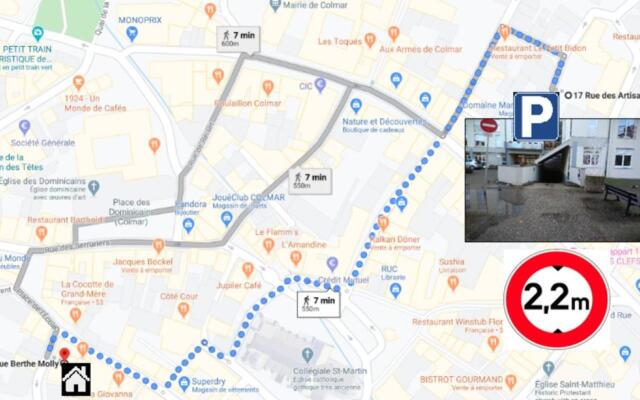 Aux Bijoux de Colmar - Le Saphir - 1 PARKING GRATUIT