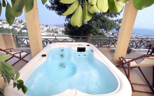 Luxury Home With Jacuzzi and Spectacular Sea Views for 8 Guests