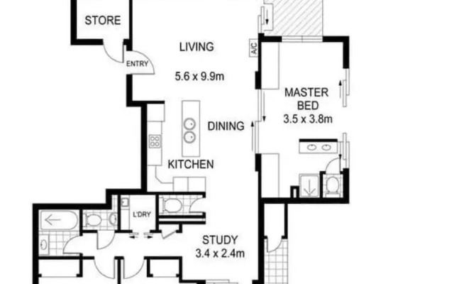 Zen Skytower Harbourview -exclusive 3br Family Apt