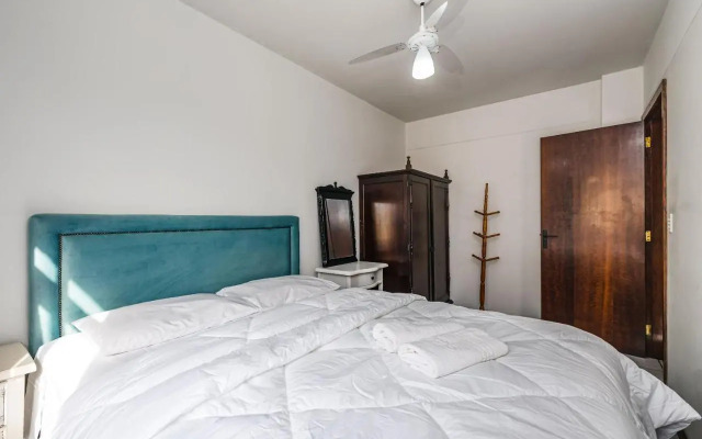 Apto 2Q 180m da praia c/ Churrasq. Garagem ERU032