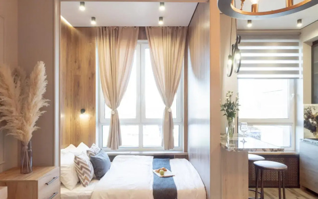 Банерджи Апартментс на улице Василия Ланового 1к1