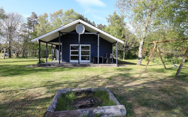 Modern Cabin in Logstor With Fireplace