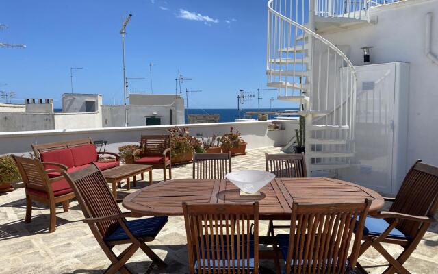 Ideal for family apartment, sea view terrace-Terrazza Palmieri
