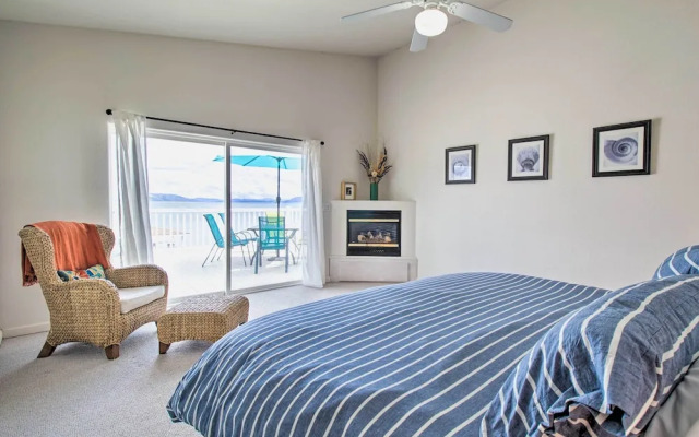 Spacious Lakeport Home w/ Dock & Mtn Views!