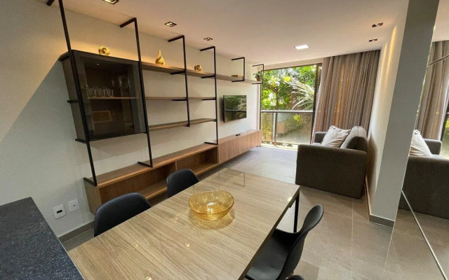 Apartamento de um quarto a beira-mar