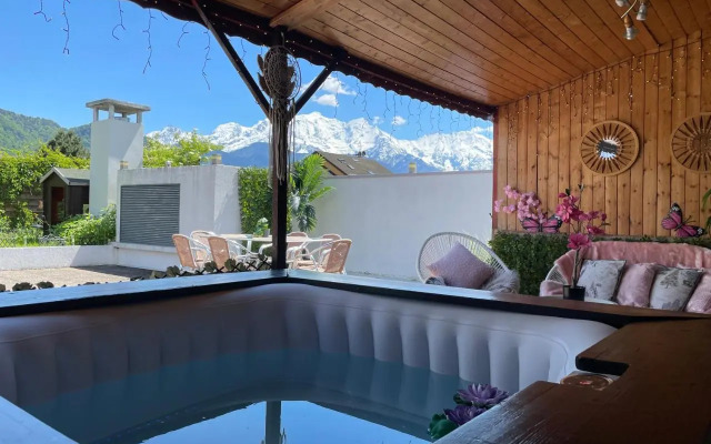 Rooftop 1 - Jacuzzi privé au pied du Monte-blanco