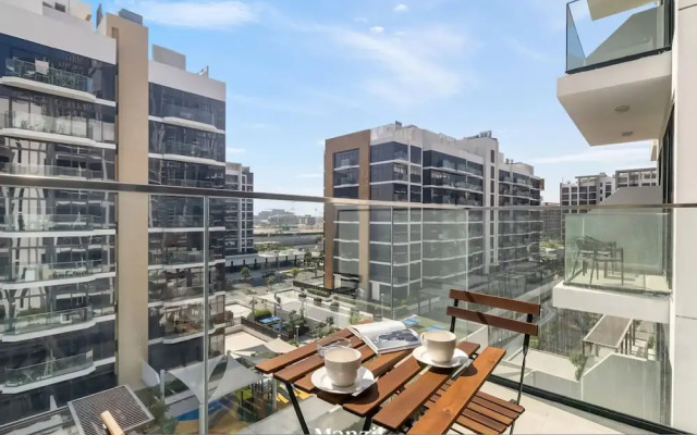 Elegant Studio w Balcony View Near Downtown Dubai