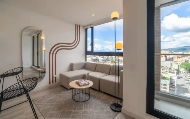 w Classy 1BR in Chapinero