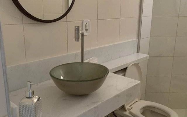 Apartamento em Caraguatatuba em Frente a Praia para 9 pessoas