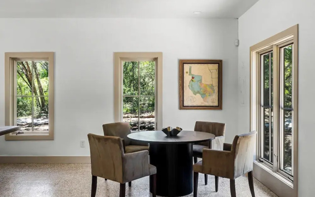 Cabins on the Lake - Boat Dock - Firepit