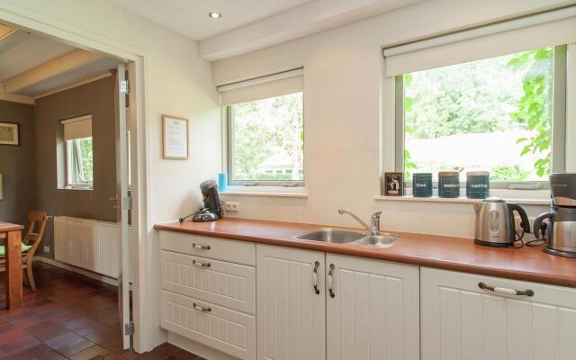 Restored back building of a farm.