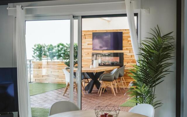 Monaco view, pool, garage, 100 m2 terrace