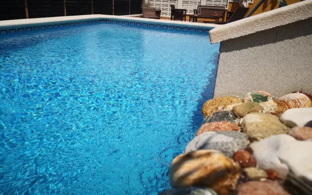 Villa con vistas piscina y relax