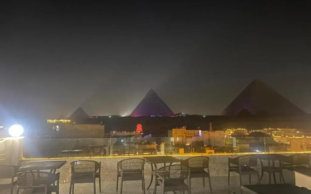 Middle East pyramids view