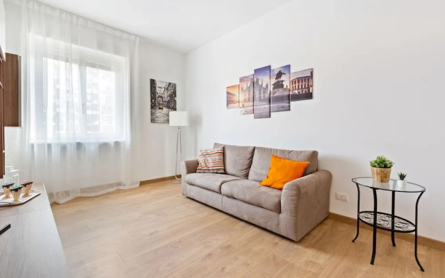 Red Subway Line Modern Flat