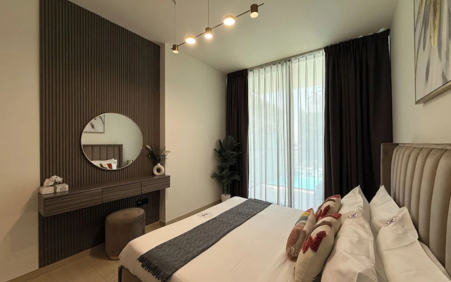 Manzil-1BR in JVC with Pool View