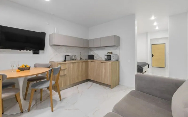 Апартаменты НайсПлэйсСПБ на Большеохтинском проспекте, д.15 к.2