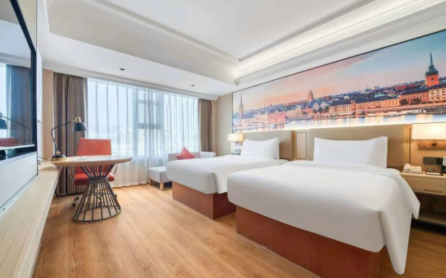 Vienna Hotel Ningbo Jiangbei Avenue Wanda Branch – Guest Rooms – Ningbo