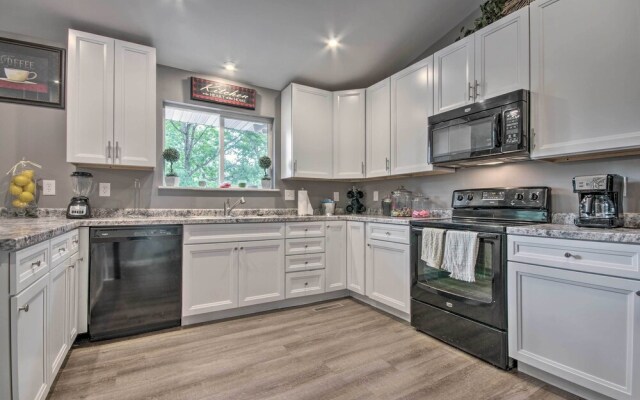 Lakefront Rocky Mount Escape w/ Dock & Grill!