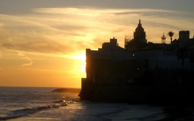 Sitges Beach Panorama