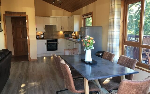 Silver Birch Lodge With Hot Tub Near Cupar, Fife