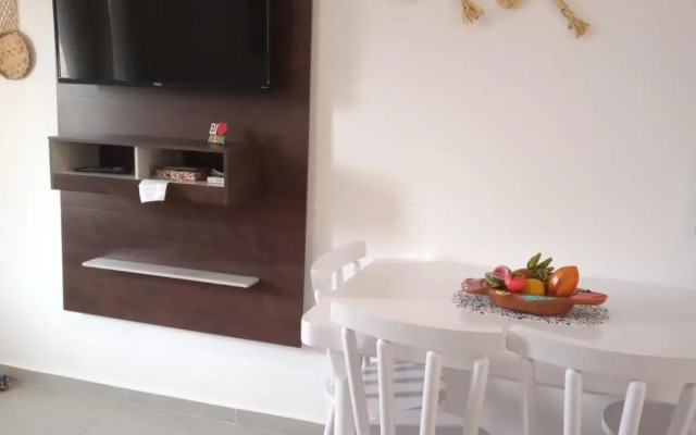 Apartamento aconchegante a 100 metros da praia