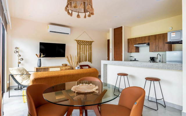 Penthouse Studio with Gym, Swimming-pool, Outdoor BBQ, Aldea Savia