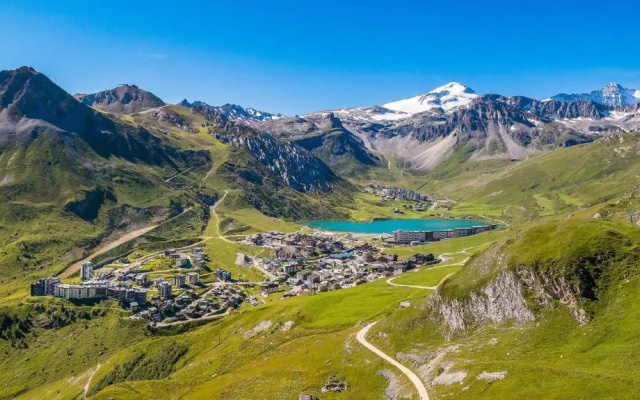 Superbe vue sur Tignes, pied de Pistes 48M²