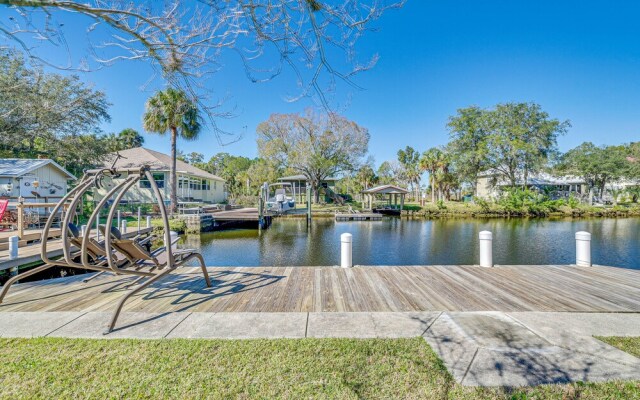 Riverfront Home With Private Dock, Fire Pit!