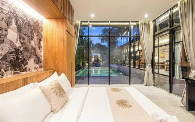 Elegant 6BR Canggu Villa, Jacuzzi, AC, – Guest Rooms – Kerobokan Kelod