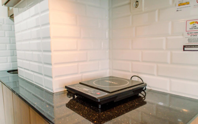 Unique Studio With Folded Bed Amazana Serpong Apartment