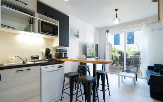 Villa in Valras-plage Near Sand Beach