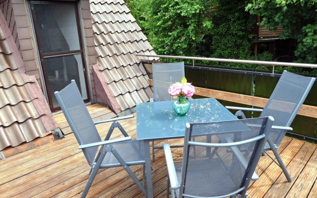 Peedy's luxuriöse 60m² Wohnung mit Balkonterrasse